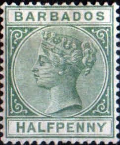 Barbados 1882 Queen Victoria Head SG 90 Fine Mint