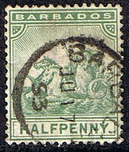 Barbados 1892 Seal of the Colony SG 106 Fine Used