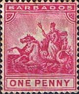 Barbados 1892 Seal of the Colony SG 107 Fine Mint