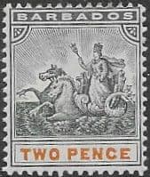 Barbados 1892 Seal of the Colony SG 108 Fine Mint