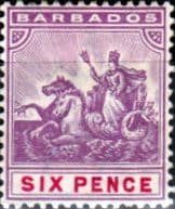 Barbados 1892 Seal of the Colony SG 111 Fine Mint