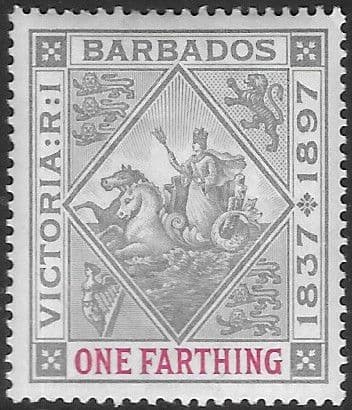 Barbados 1897 Diamond Jubilee SG 116 Fine Mint (1)