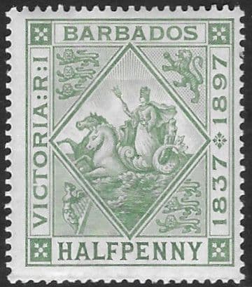 Barbados 1897 Diamond Jubilee SG 117 Fine Mint