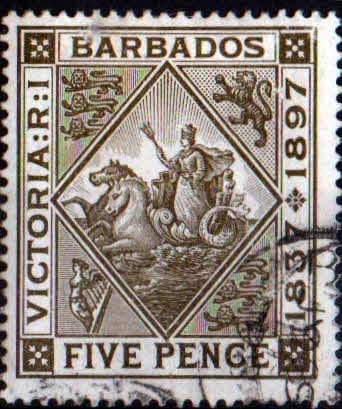 Barbados 1897 Diamond Jubilee SG 120 Fine Used