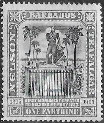 Barbados 1906 Nelson Centenary SG 145 Fine Mint