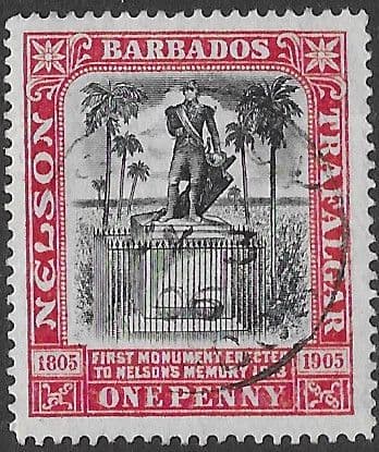 Barbados 1906 Nelson Centenary SG 147 Fine Used