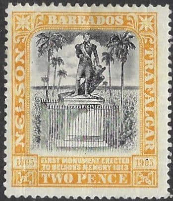 Barbados 1906 Nelson Centenary SG 148 Fine Mint