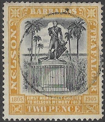 Barbados 1906 Nelson Centenary SG 148 Fine Used
