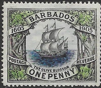 Barbados 1906 Terecentenary of Annexation SG 152 Fine Mint