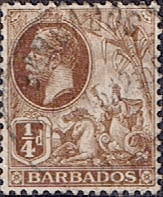 Barbados 1912 Seal of the Colony SG 170 Fine Used