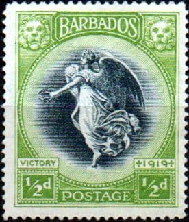 Barbados 1920 Victory SG 202 Fine Mint