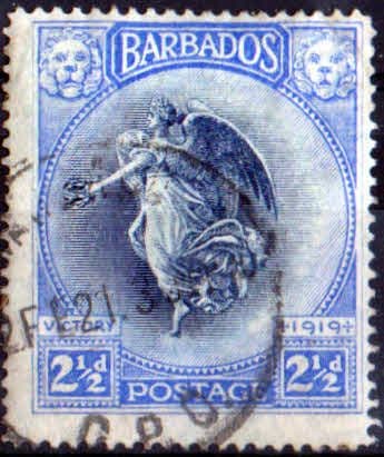 Barbados 1920 Victory SG 205 Fine Used