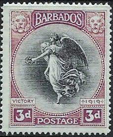 Barbados 1920 Victory SG 206 Fine Mint