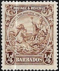 Barbados 1925 Seal of the Colony SG 229 Fine Mint