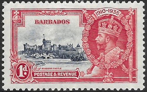 Barbados 1935 King George V Silver Jubilee SG 241 Fine Mint