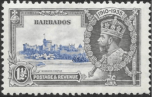 Barbados 1935 King George V Silver Jubilee SG 242 Fine Mint