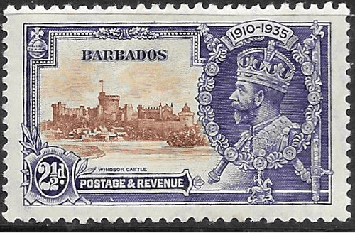 Barbados 1935 King George V Silver Jubilee SG 243 Fine Mint