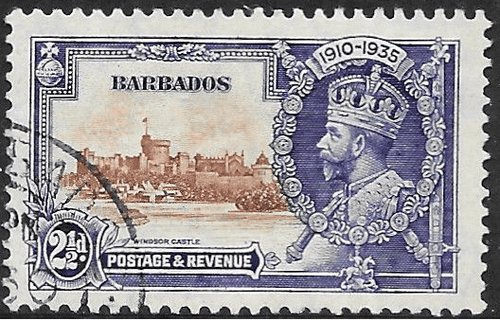 Barbados 1935 King George V Silver Jubilee SG 243 Fine Used
