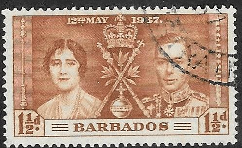 Barbados 1937 King George VI Coronation SG 246 Fine Used