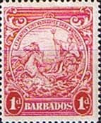 Barbados 1938 Badge of the Colony SG 249a Fine Mint