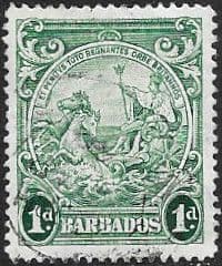 Barbados 1938 Badge of the Colony SG 249c Fine Used