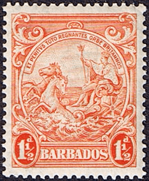 Barbados 1938 Badge of the Colony SG 250 Fine Mint