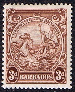 Barbados 1938 Badge of the Colony SG 252b Fine Mint