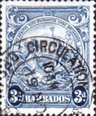 Barbados 1938 Badge of the Colony SG 252c Fine Used