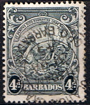 Barbados 1938 Badge of the Colony SG 253 Fine Used