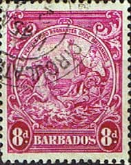 Barbados 1938 Badge of the Colony SG 254a Fine Used