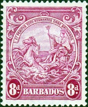 Barbados 1938 Badge of the Colony SG 254a Mint