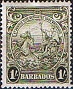 Barbados 1938 Badge of the Colony SG 255a Fine Mint