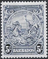 Barbados 1938 Badge of the Colony SG 256a Fine Mint