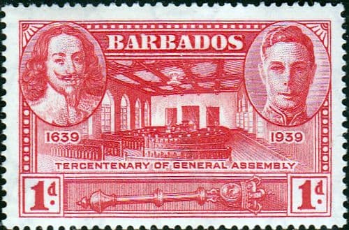 Barbados 1939 SG 258 Tercentenary of General Assembly Fine Mint
