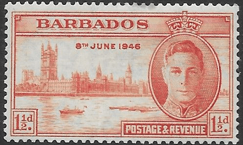 Barbados 1946 Victory SG 262 Fine Mint