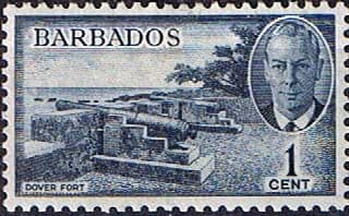 Barbados 1950 SG 271 Dover Fort Fine Mint