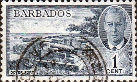 Barbados 1950 SG 271 Dover Fort Fine Used