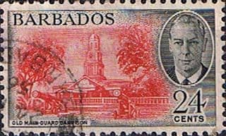 Barbados 1950 SG 278 Old Main Guard Garrison Fine Used