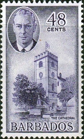 Barbados 1950 SG 279 St Michaels Cathedral Fine Mint