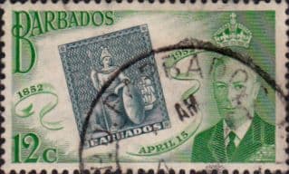 Barbados 1952 Barbados Stamp Centenary SG 287 Fine Used
