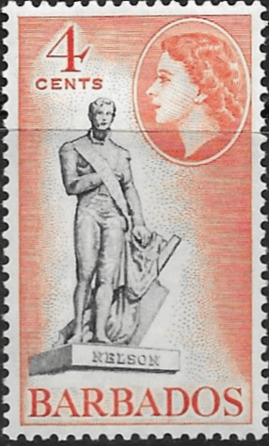 Barbados 1953 QE II SG 292 Statue of Nelson Fine Mint