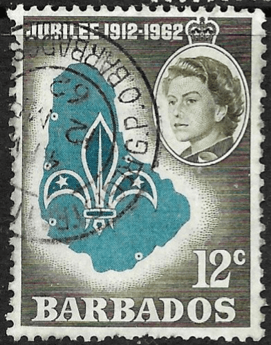 Barbados 1962 Boy Scout Golden Jubilee SG 310 Fine Used