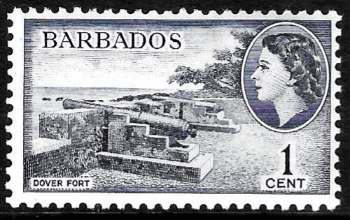 Barbados 1964 QE II SG 312 Dover Fort Fine Mint
