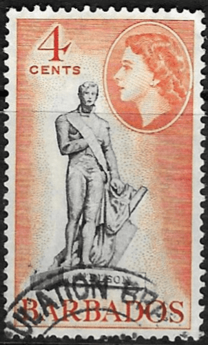 Barbados 1964 QE II SG 313 Statue of Nelson Fine Used