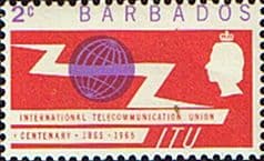 Barbados 1965 International Telecomunication Union SG 320 Fine Mint