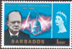 Barbados 1966 Churchill SG 336 Fine Mint