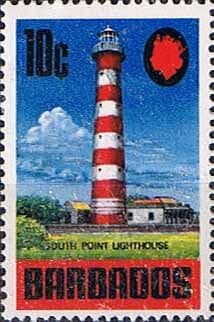 Barbados 1970 South Point Lighthouse SG 406a Fine Mint