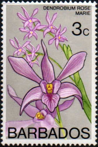Barbados 1974 Orchids SG 487 Fine Mint