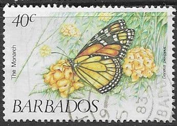 Barbados 1983 Butterflies SG 719 Fine Used