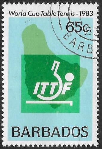Barbados 1983 Table Tennis World Cup Competition SG 735 Fine Used